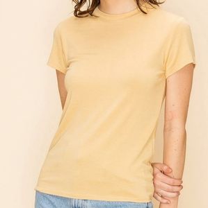 Crew Neck T-Shirt - Mango